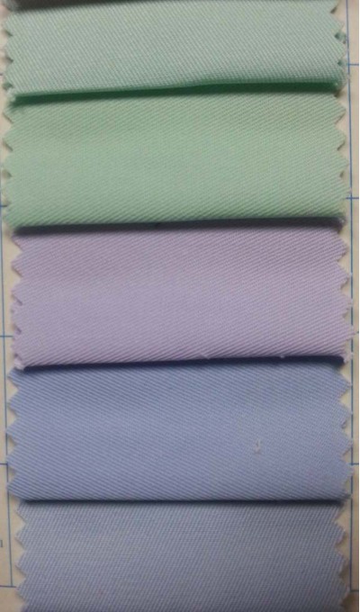 SX- YLF 全精梳滌卡T/C45/2*21/138*71  滌棉紗卡T/C23*21/138*71 耐漂白水 耐氯漂 制服 Anti bleaching bleaching resistant 側面照